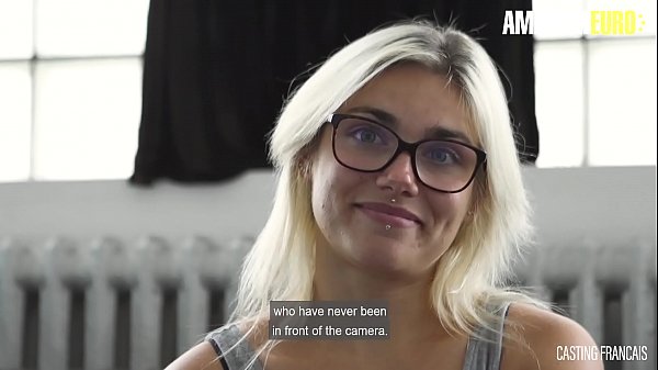 AMATEUR EURO - European Babe Gaby Gets c. With Cock In Porn Casting