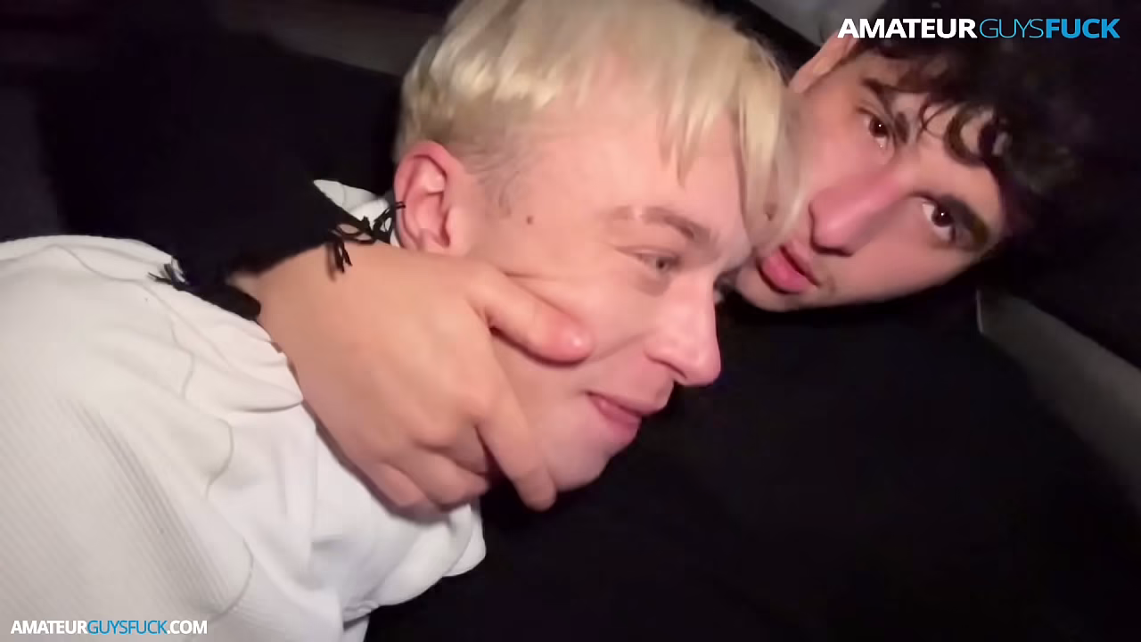 OMG  Two Friends Suck Each Other Off in the Car Before the Club