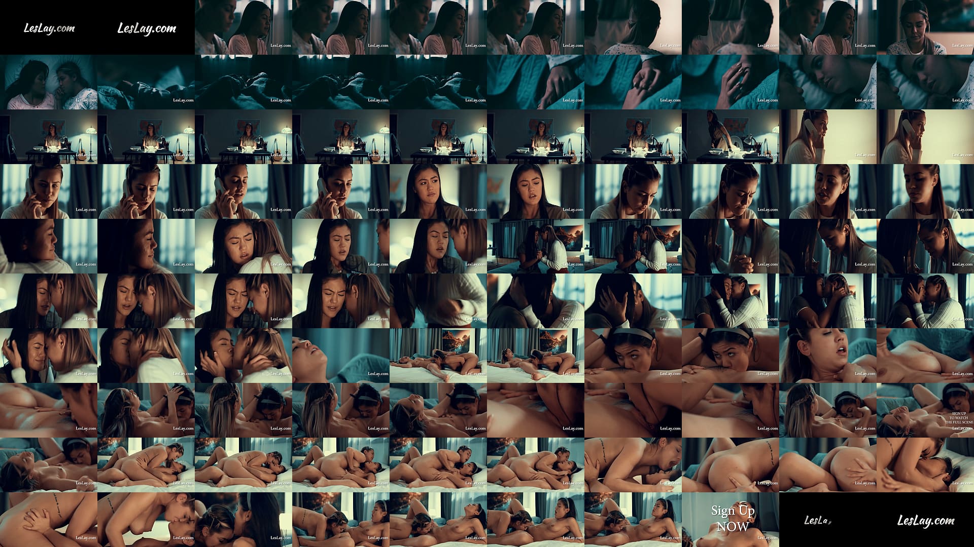 Lesbian StepSisters Love Story - TRULY PASSIONATE 预览图