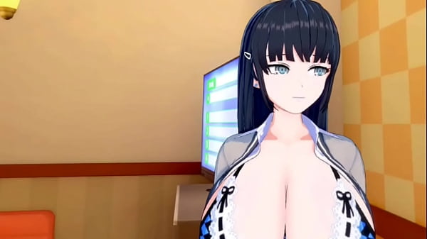 [Eroge Koikatsu! VR ver] Big breasts emotionless jk "Aika (Orichara)" boobs rubbed in karaoke H! (Big breast animation 3DCG video) [Hentai game]