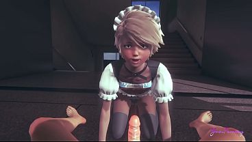 Download Video - Yaoi Femboy Hentai 3D - POV Erik is a very helpful Maid - Japanese Manga anime Creampie Anal Bareback