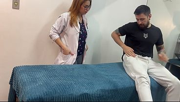 The redhead physiotherapist let me cum on her face because she was PMSing.