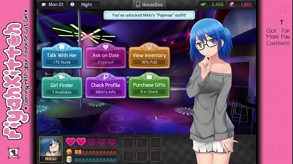 Who Likes THIS Kind Of Girl? - *HuniePop* Female Walkthrough #1