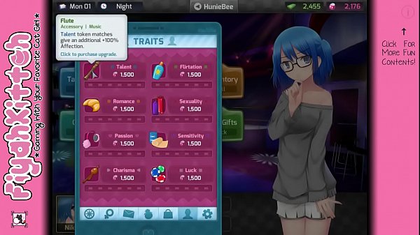 Who Likes THIS Kind Of Girl? - *HuniePop* Female Walkthrough #1