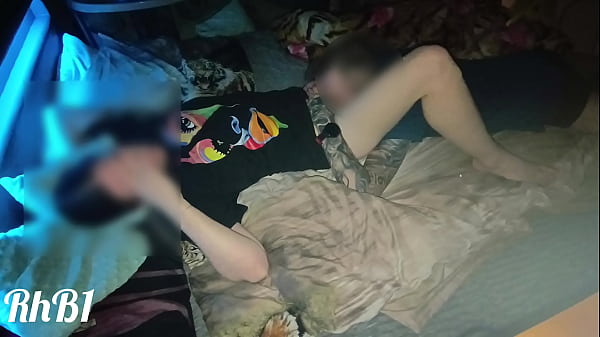 We had sex on a squeaky, illuminated hotel bed