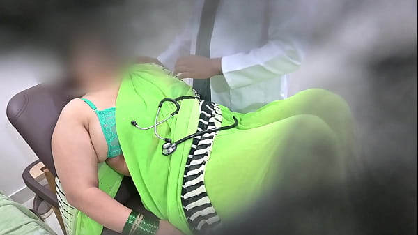 Indian doctor having fun with patient bhabhi