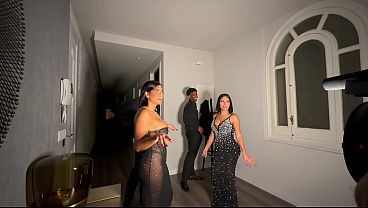 latinas son follada después de la fiesta por dos seguridad negros