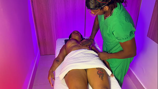 Big Tits latina MILF Seduces Boy During Massage