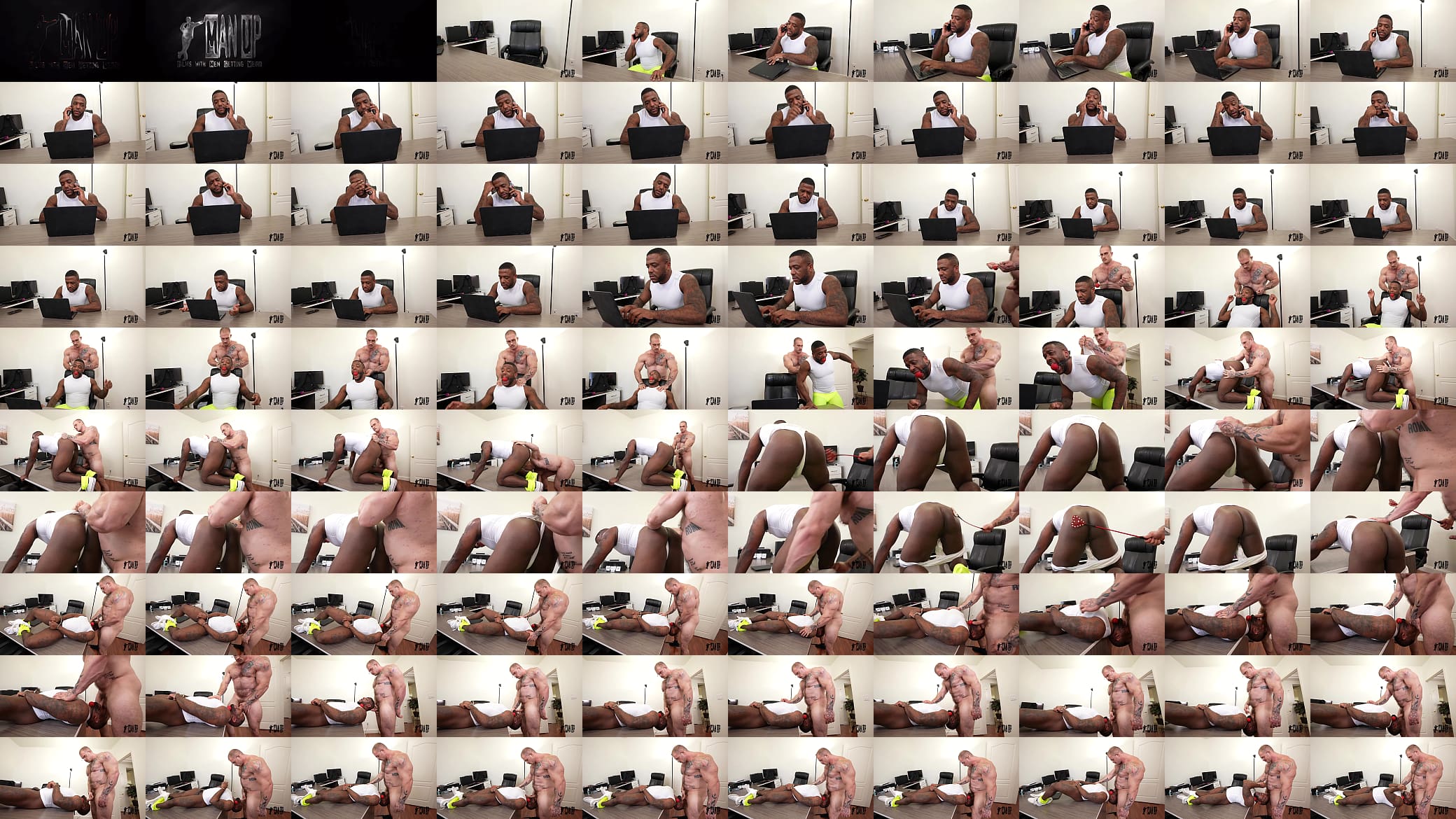 Domination Mode Activated! Gay Studs Micah Martinez and Davin Strong 预览图