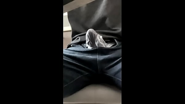 Download Video - I got horny in the office at work and I'm jerking my small dick under the table&excl;