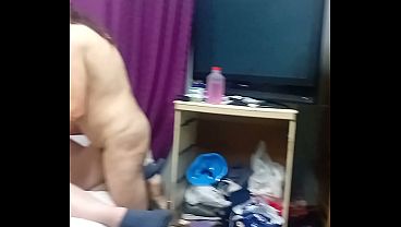 Milf stepmom fucks hot stepson rides his cock and lay on her back missionary best older women homemade sex scene 1 million views potential