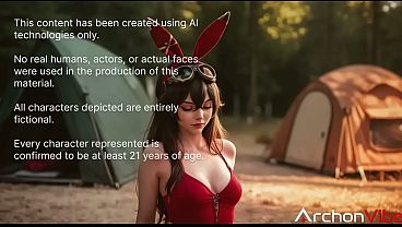 I though that it will be a cute date on camping, but Amber had other plans... She sucked every last drop out of my dick[AI]