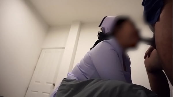 Fucking a nurse, cumming inside, screaming in the room