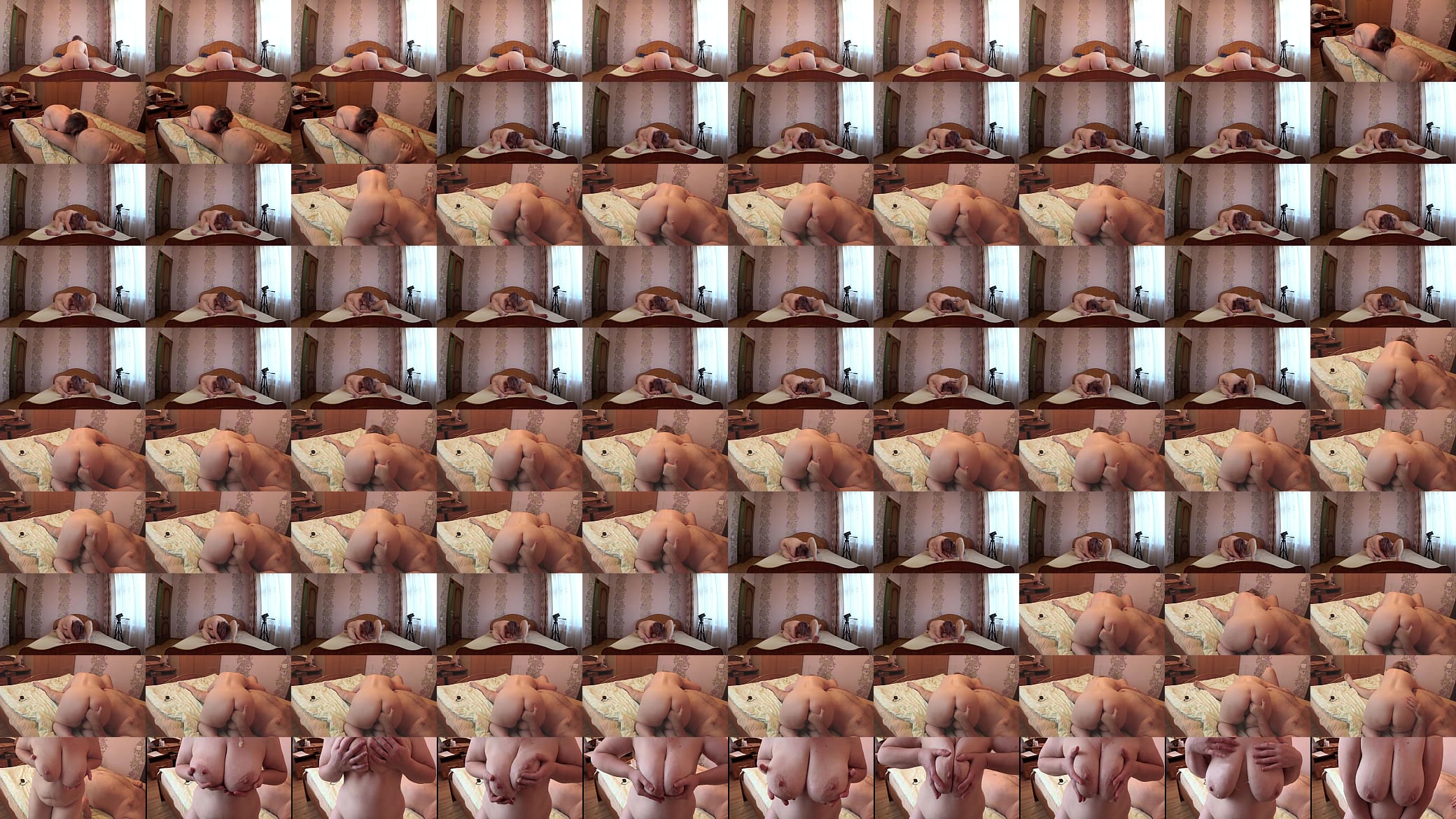 Real sex of a mature couple and cheating on her husband on a family bed. Chubby MILF gives a blowjob to a fat lover and cum on big boobs. PAWG doggystyle. Home fetish. Amateur oral. 预览图