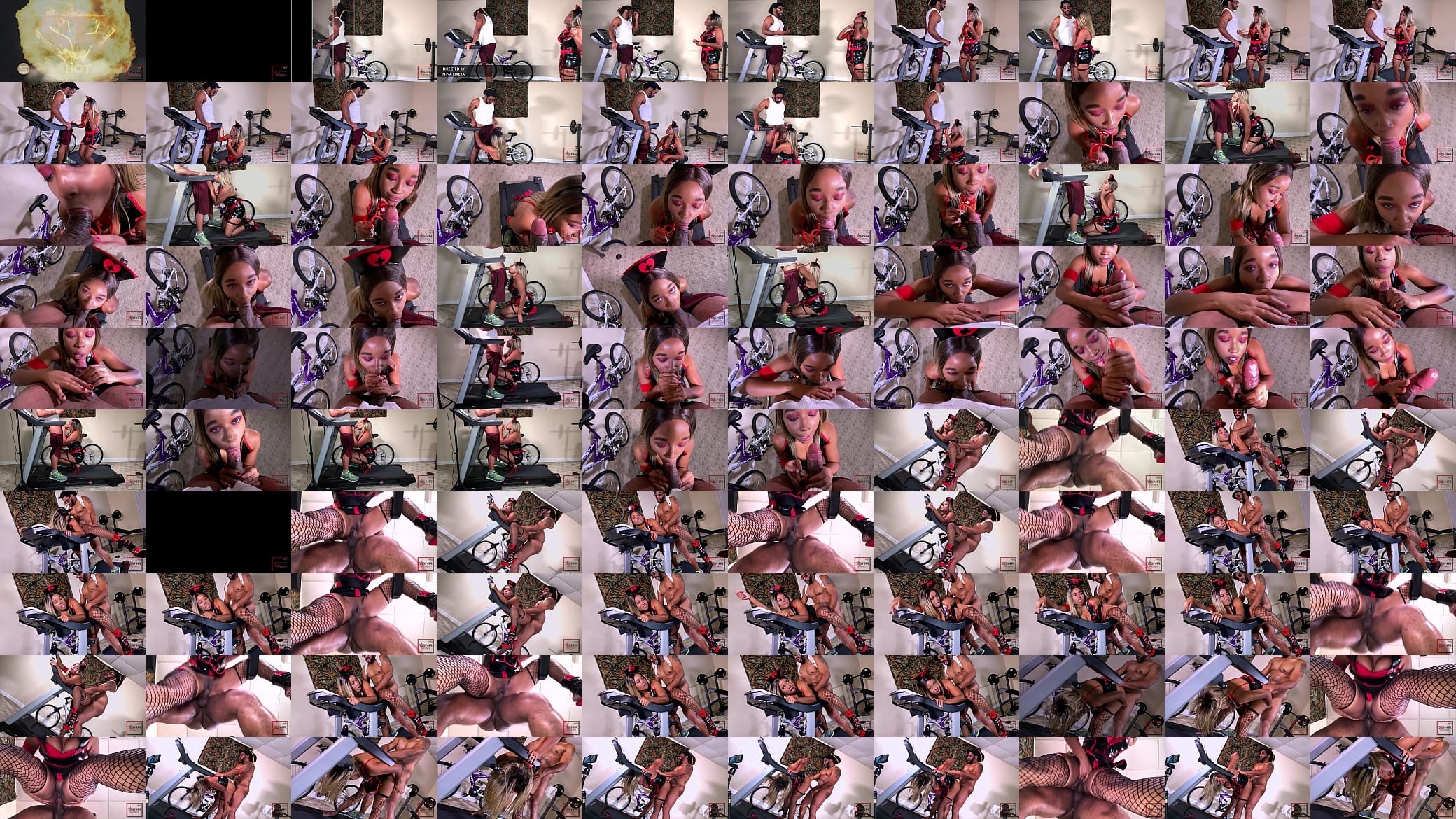 Halloween Cosplay: Sexy Nurse gets ASS FUCKED by her patients Nina Rivera vs Don Whoe Super Hot Films Don and Nina 预览图