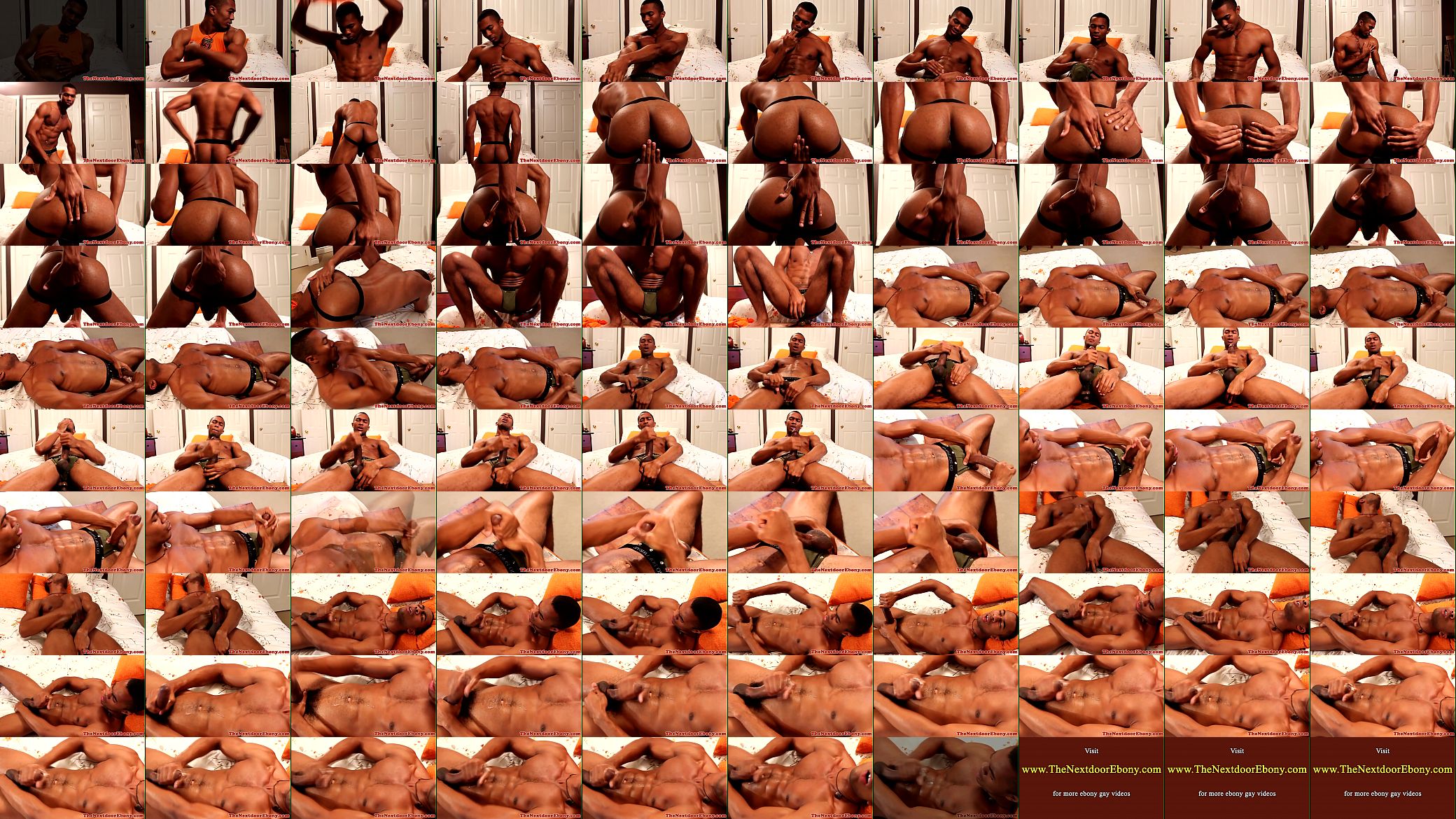 Buff black amateur wanking big black cock 预览图