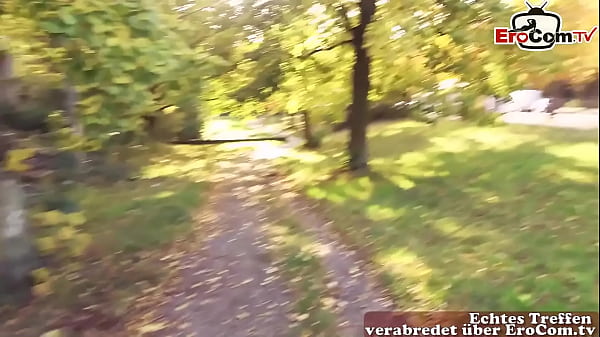 Outdoor pov fuck date with an inked german blonde Milf