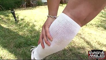 New Cheer Hottie Kristie Creame Visits Coach&rsquo;s Hill House for Thick BBC and No Panties