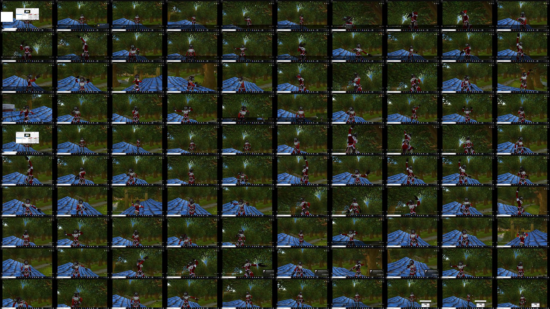 female worgen dance festive edition 预览图