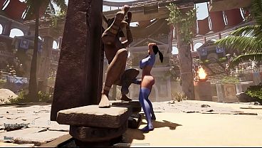 The Secret Ancient Statue Suddenly Came to Life and Began Pleasuring Lara Rhythmatically – 3D Hentai Game