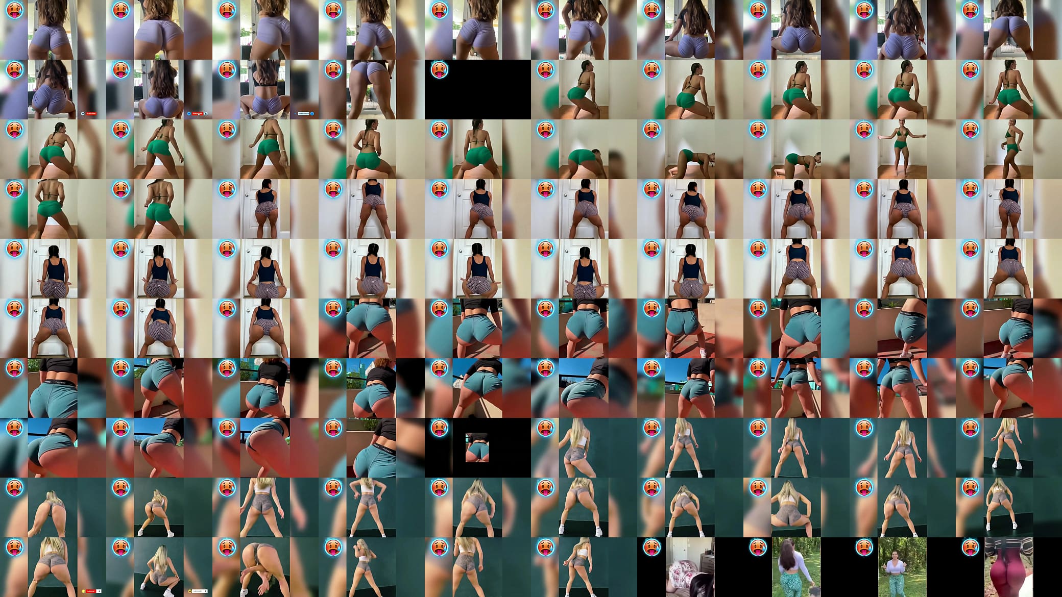 Gostosas Rabudas Rebolando Twerk de Roupa s&oacute; Novinha Gostosa 预览图