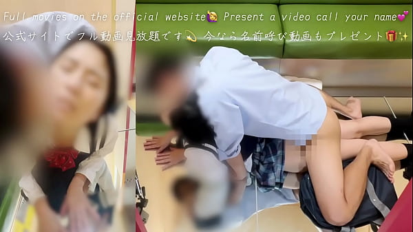 [Creampie on the train]"No inside...! Please...!"Uniform beauty POV