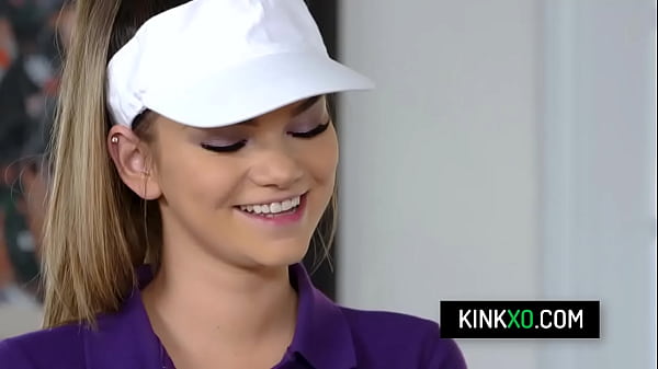 Tennis coach fucks two hot teen stepsisters Ath...