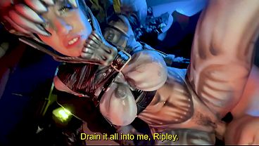 Breeding ALIEN Queen - Little Puck POV Creampie
