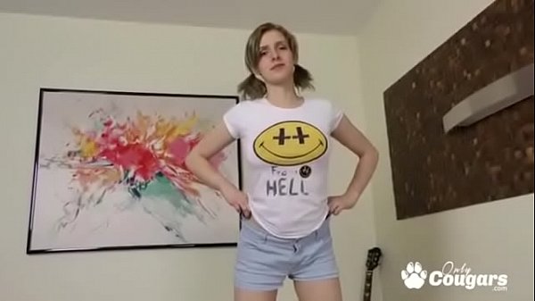18yo Adelina Spreads Her Pussy Open Wide So You Can Look Inside
