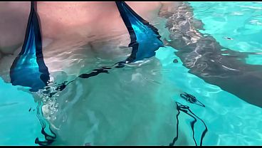 Artemisia Love sexy bikini underwater fetish big perfect natural tits for you horny af