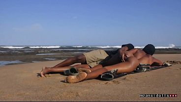 at the beach ,a hot prostitute getting fucked