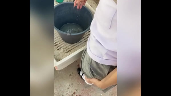 PUBLIC QUICKIE SEX in Rooftop to my Mexican Teen Neighbor, She’s a Hot College Girl Washing the Clothes! VOL 2