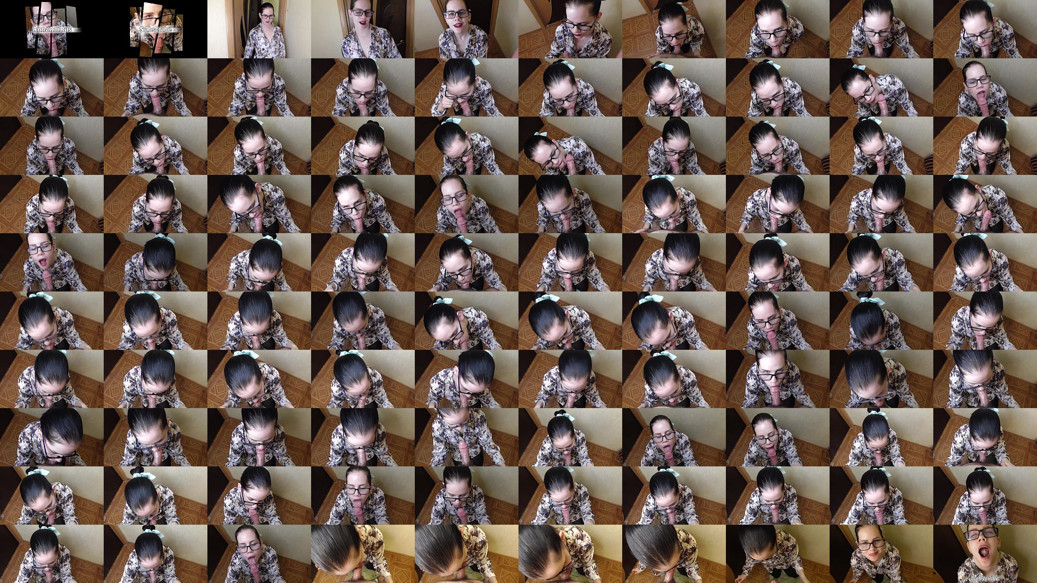 Secretary Anna gives blowjob to her boss 预览图