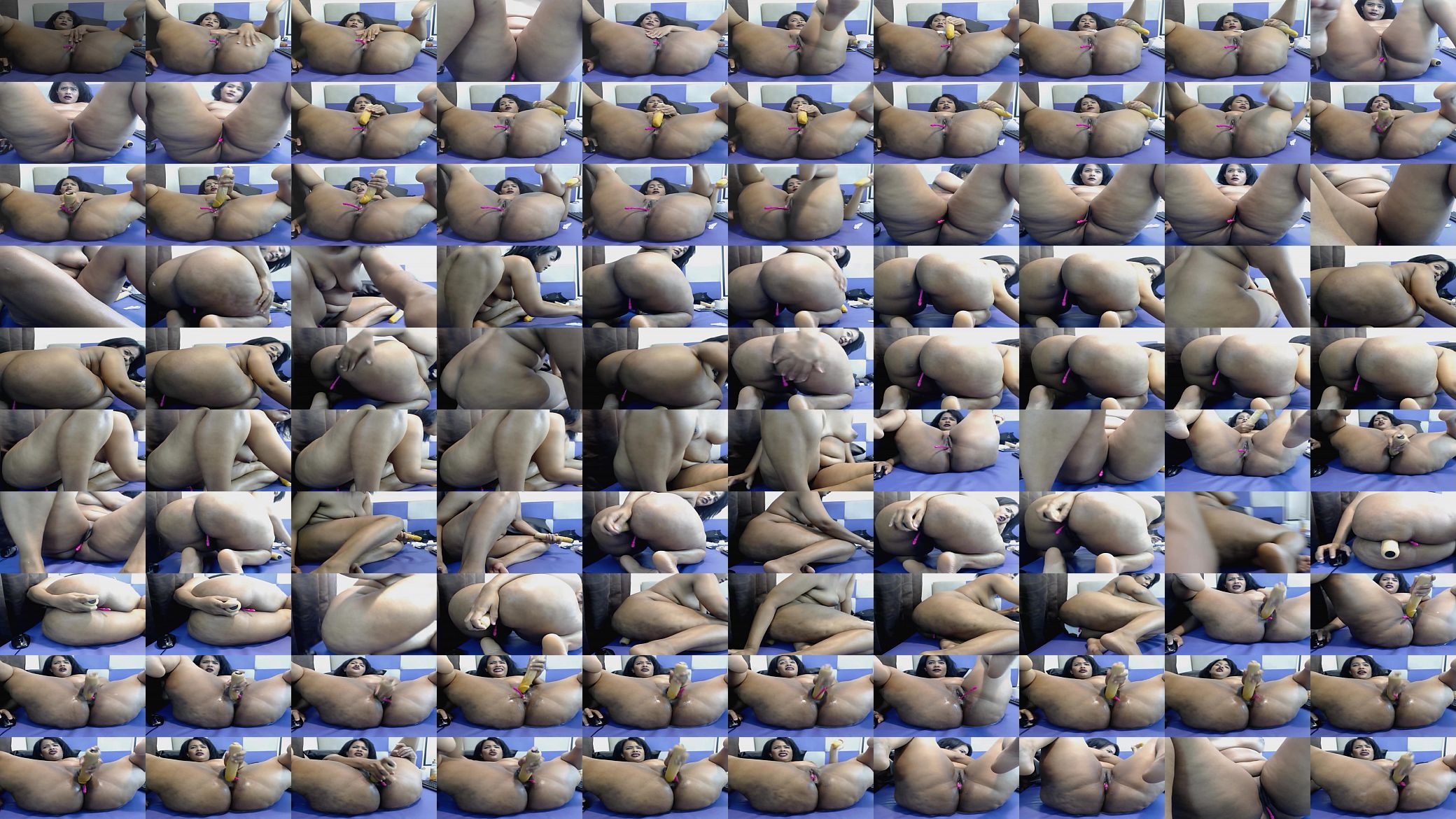 Freaky Colombian slut fucks dildo and pisses all over the place 预览图
