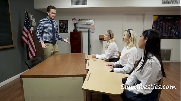 Good Girls Gone Rogue During Detention- Britt Blair, Kallie Taylor, Penelope Woods