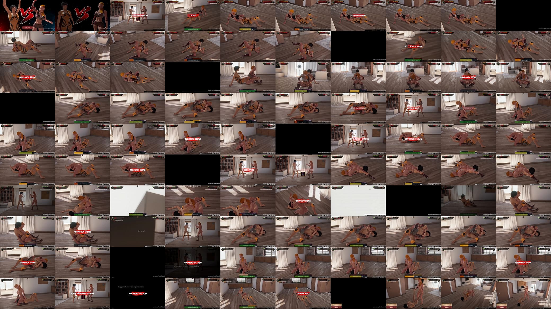 Horie VS Sherlinn (Naked Fighter 3D) 预览图
