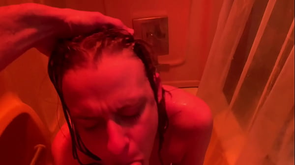 Gagging Deep Throat stranger with golden shower piss pee tittie fucked