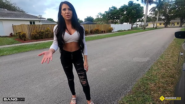 Roadside - Sexy Gianna Grey Rides Mechanics Big Cock Like A Pro
