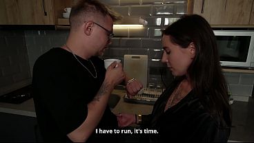 Stepmother: Your father’s a fucking impotent! Shove your cock in my ass!