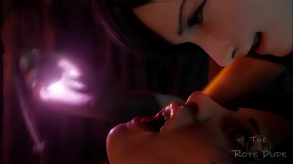 Lara croft get fucked by Tifa (Lara's part 03 [TheRopeDude])