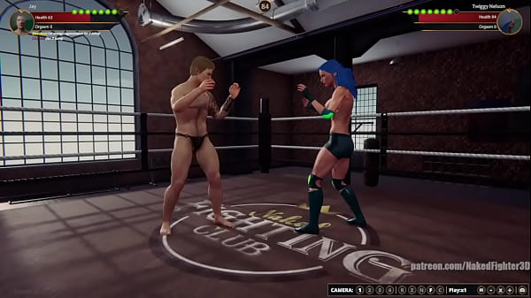 Jay VS Twiggy Nelson (Naked Fighter 3D)