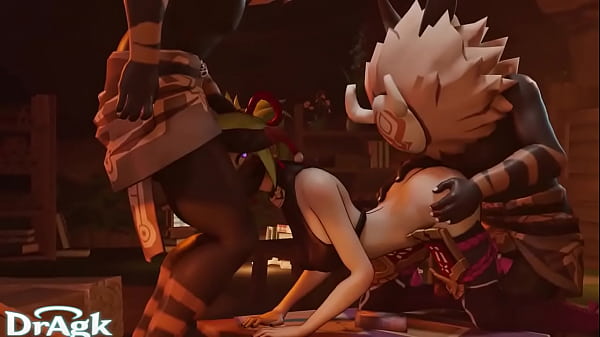 Download Video - Kuki Shinobu about to be Spitroasted by Hilichurls Genshin Impact