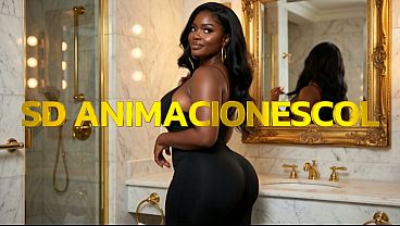 BEAUTIFUL CURVY BLACK BARBER WOMAN FUCKS ONE OF HER PARTNERS WITHOUT MERCY - INTERRACIAL SEX - PORN IN SPANISH - AUDIO IN SPANISH - AI PORN