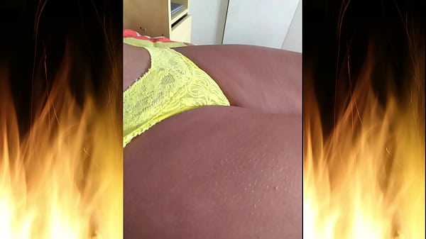 Jade teasing with yellow panties