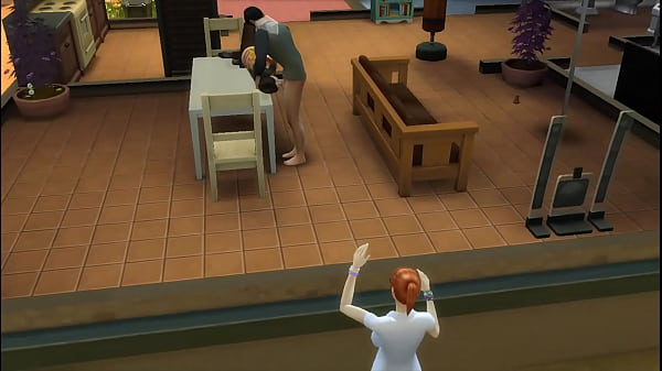 Fucking young horny sims from the neighborhood