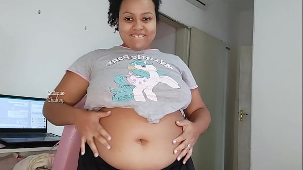 BBW Belly Button Fetish Dildo Play