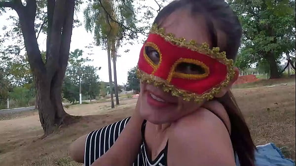 Married woman getting involved in a public square, blowjob, masturbation and exhibitionism