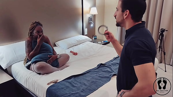 SPANKING AND DUCT TAPE BONDAGE EBONY MAID FOR BEING DIRTY