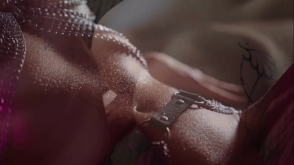 Fucking a redhead babe doggy style in all details