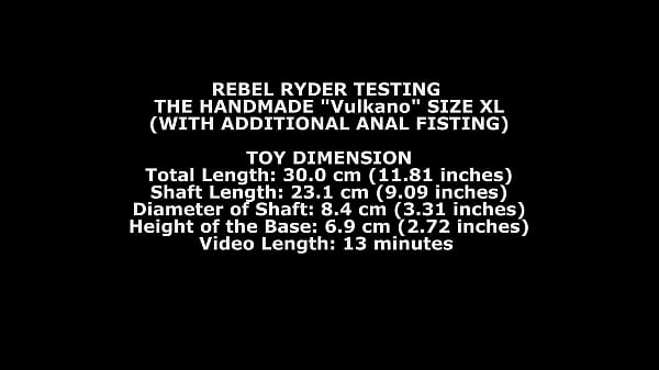 Rebel Rhyder Testing The Handmade Vulkano Size XL (With Additional Anal Fisting) TWT293